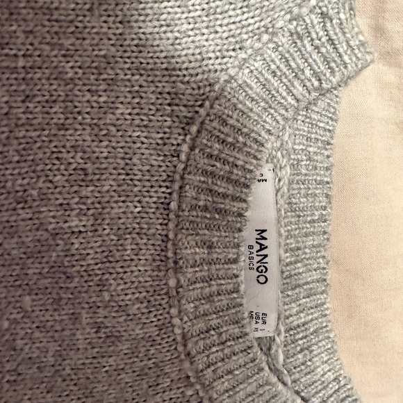 Mango Gray Sweater with Yellow Floral Embroidery - Picture 2 of 3